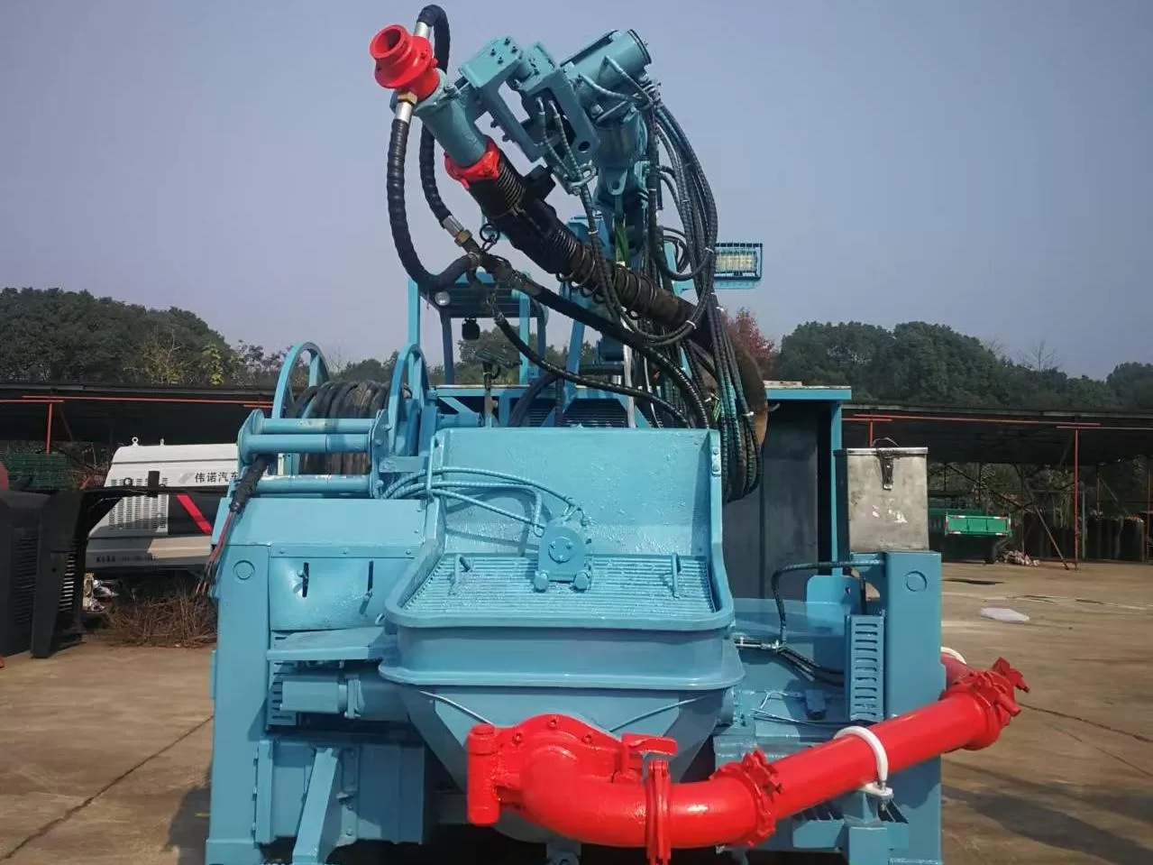 jarlo concrete shotcrete spraying truck 25m3 shotcrete manipulator machine ბეტონის გამფრქვევი სამთო მშენებლობისთვის