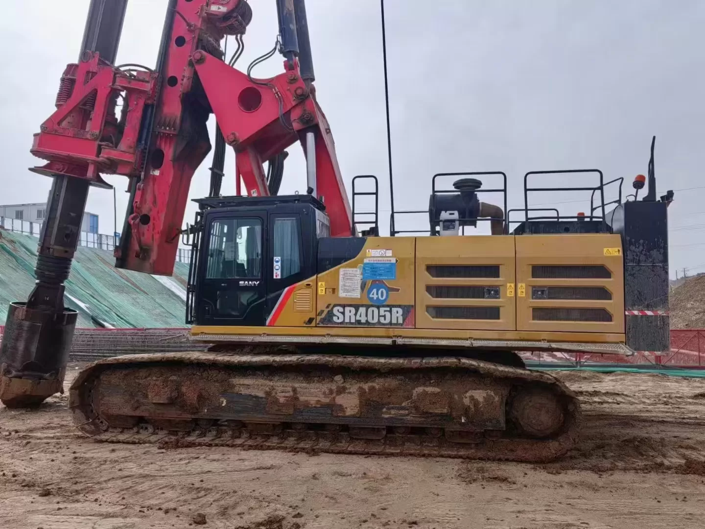 2019 sany piling machinery sr405r მბრუნავი საბურღი დანადგარი ნიადაგის გამოკვლევისთვის